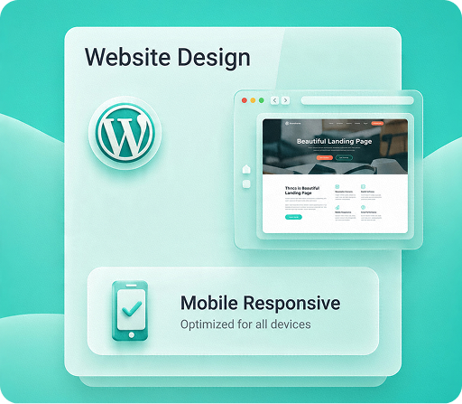 Website design services with a mobile responsive layout