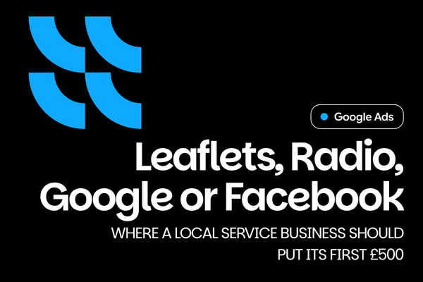 Blog cover: leaflets, radio, Google or Facebook