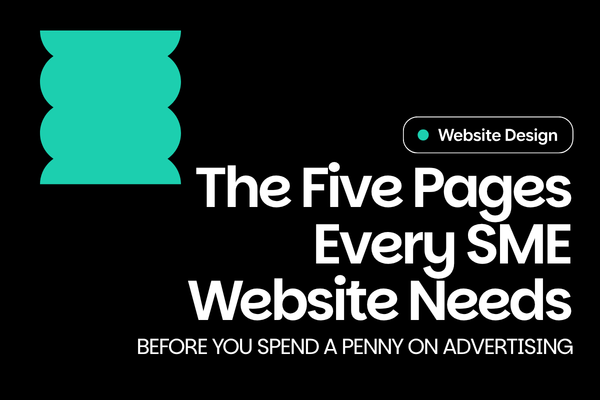 Blog cover: the five pages every SME website needs
