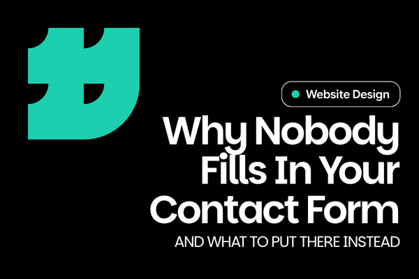 Blog cover: why nobody fills in your contact form